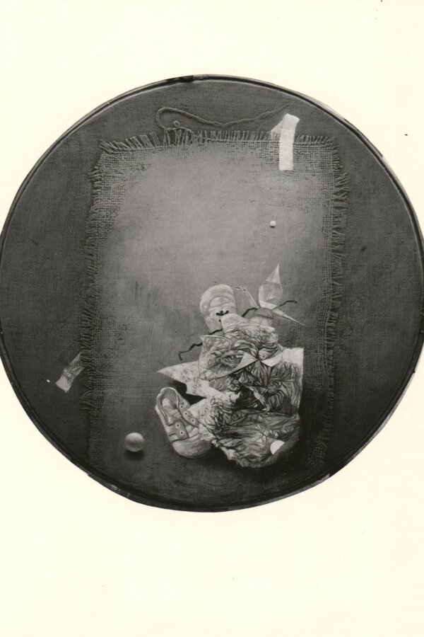 Nikolaj Feďkovič, Detské zátišie, 1986, olej na plátně a dřevě